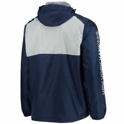 Men's G-III Sports By Carl Banks Navy/Gray New York Yankees Lineman Half-Zip Hoodie Jacket 3 Men's G-III Sports By Carl Banks Navy/Gray New York Yankees Lineman Half-Zip Hoodie Jacket -G-III Sales Store unnamed file 4622