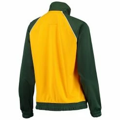 Women's G-III 4Her By Carl Banks Green/Gold Green Bay Packers Backfield Raglan Full-Zip Track Jacket 3 Women's G-III 4Her By Carl Banks Green/Gold Green Bay Packers Backfield Raglan Full-Zip Track Jacket -G-III Sales Store unnamed file 4642