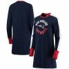 Women's G-III 4Her By Carl Banks Navy New England Patriots Hurry Up Offense T-Shirt Dress