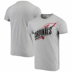 Men's G-III Sports By Carl Banks Heathered Charcoal Arizona Cardinals Prime Time Wordmark T-Shirt