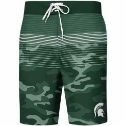 Men's G-III Sports By Carl Banks Green Michigan State Spartans Wave Camo Swim Trunks 2 Men's G-III Sports By Carl Banks Green Michigan State Spartans Wave Camo Swim Trunks -G-III Sales Store unnamed file 4693