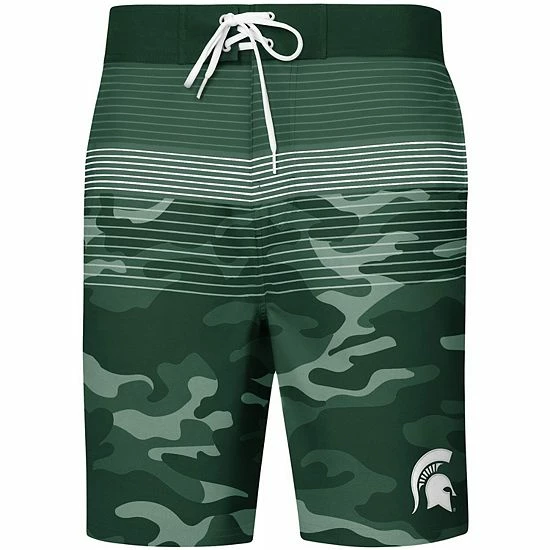 Men's G-III Sports by Carl Banks Green Michigan State Spartans Wave Camo Swim Trunks Men's G-III Sports By Carl Banks Green Michigan State Spartans Wave Camo Swim Trunks -G-III Sales Store unnamed file 4693