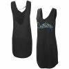 Women's G-III 4Her By Carl Banks Black Carolina Panthers Off Season Swimsuit Cover-Up