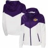 Women's G-III 4Her By Carl Banks Purple/White Los Angeles Lakers Shortstop Dewspo Water-Repellent Full-Zip Jacket