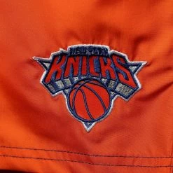 Men's G-III Sports By Carl Banks Blue/Orange New York Knicks Breeze Color Block Swim Trunks -G-III Sales Store unnamed file 4740