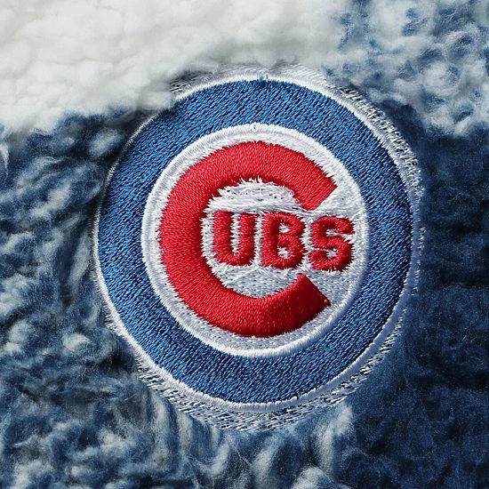 Women's G-III Sports by Carl Banks Navy/White Chicago Cubs Sherpa Plaid Quarter-Zip Jacket Women's G-III Sports By Carl Banks Navy/White Chicago Cubs Sherpa Plaid Quarter-Zip Jacket -G-III Sales Store unnamed file 4757