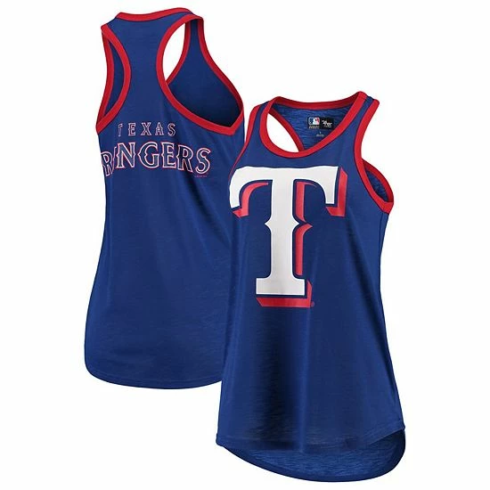 Women's G-III 4Her by Carl Banks Royal Texas Rangers Team Logo Tater Racerback Tank Top Women's G-III 4Her By Carl Banks Royal Texas Rangers Team Logo Tater Racerback Tank Top -G-III Sales Store unnamed file 4777