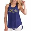 Women's G-III 4Her By Carl Banks Purple Baltimore Ravens Tater Tank Top