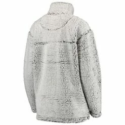 G-III Women's Gray Chicago Bears Sherpa Quarter-Zip Pullover Jacket 3 G-III Women's Gray Chicago Bears Sherpa Quarter-Zip Pullover Jacket -G-III Sales Store unnamed file 4807