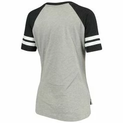 Women's G-III 4Her By Carl Banks Heathered Gray/Black San Francisco Giants Goal Line T-Shirt -G-III Sales Store unnamed file 4812