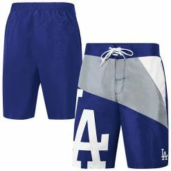 Men's G-III Sports By Carl Banks Royal Los Angeles Dodgers Wind Wave Swim Shorts