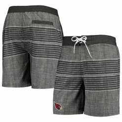 Men's G-III Sports By Carl Banks Black Arizona Cardinals Horizon Swim Shorts