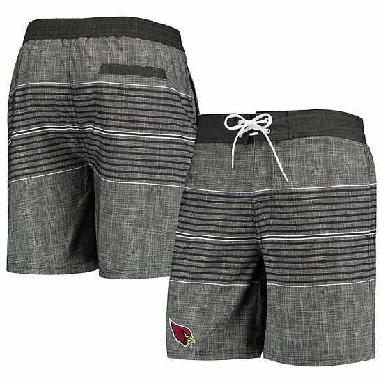Men's G-III Sports By Carl Banks Black Arizona Cardinals Horizon Swim Shorts
