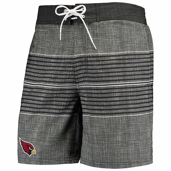 Men's G-III Sports By Carl Banks Black Arizona Cardinals Horizon Swim Shorts - Image 2