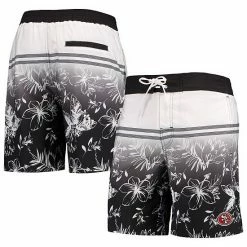 Men's G-III Sports By Carl Banks Black San Francisco 49ers Island Volley Swim Shorts