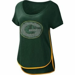 Women's G-III 4Her By Carl Banks Green Green Bay Packers Rookie Scoop Neck T-Shirt 2 Women's G-III 4Her By Carl Banks Green Green Bay Packers Rookie Scoop Neck T-Shirt -G-III Sales Store unnamed file 4848