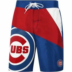 Men's G-III Sports By Carl Banks Royal Chicago Cubs Wind Wave Swim Shorts -G-III Sales Store unnamed file 4852