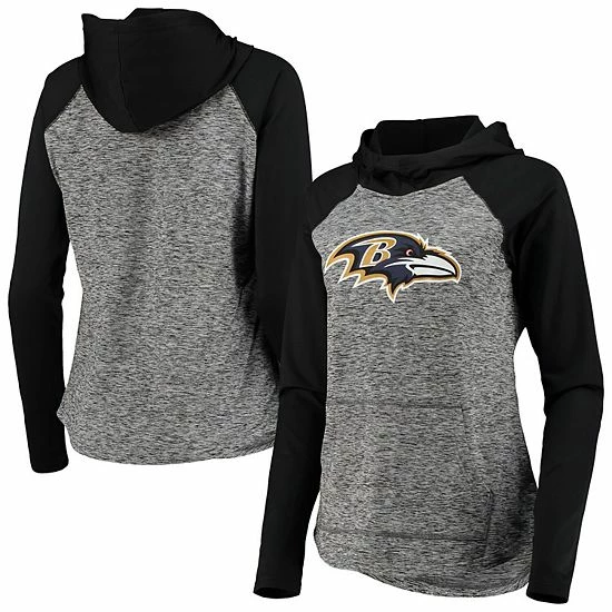 Women's G-III 4Her by Carl Banks Heathered Gray/Black Baltimore Ravens Championship Team Ring Raglan Pullover Hoodie Women's G-III 4Her By Carl Banks Heathered Gray/Black Baltimore Ravens Championship Team Ring Raglan Pullover Hoodie -G-III Sales Store unnamed file 4871