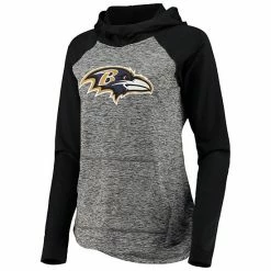 Women's G-III 4Her By Carl Banks Heathered Gray/Black Baltimore Ravens Championship Team Ring Raglan Pullover Hoodie 2 Women's G-III 4Her By Carl Banks Heathered Gray/Black Baltimore Ravens Championship Team Ring Raglan Pullover Hoodie -G-III Sales Store unnamed file 4872