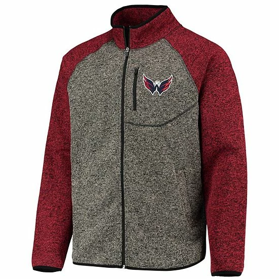 Men's G-III Sports by Carl Banks Charcoal/Red Washington Capitals Switchback Transitional Raglan Full-Zip Jacket Men's G-III Sports By Carl Banks Charcoal/Red Washington Capitals Switchback Transitional Raglan Full-Zip Jacket -G-III Sales Store unnamed file 4894