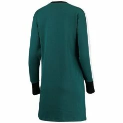 Women's G-III 4Her By Carl Banks Midnight Green Philadelphia Eagles Hurry Up Offense T-Shirt Dress -G-III Sales Store unnamed file 4907