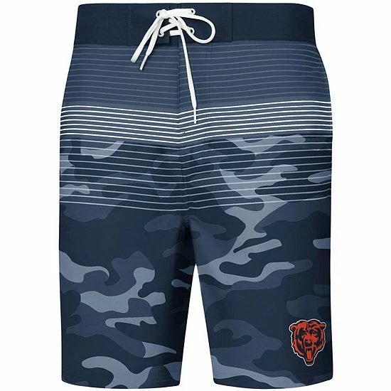 Men's G-III Sports by Carl Banks Navy Chicago Bears Wave Swim Trunks Men's G-III Sports By Carl Banks Navy Chicago Bears Wave Swim Trunks -G-III Sales Store unnamed file 4917