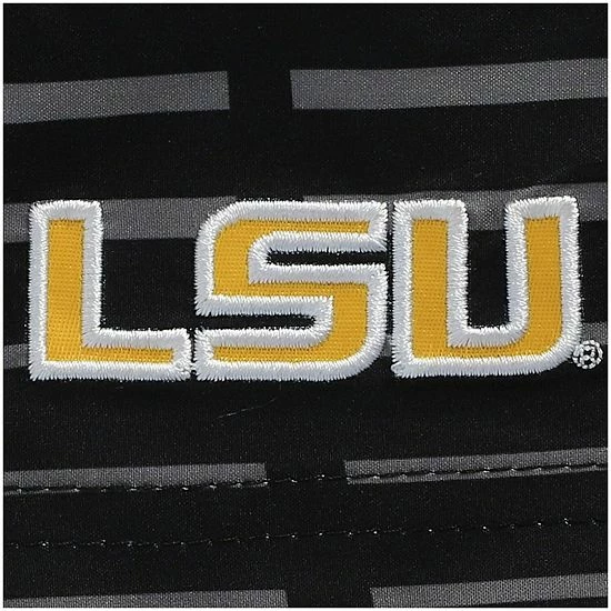 Men's G-III Sports By Carl Banks Black LSU Tigers Tropical Volley Swim Trunks 5 Men's G-III Sports By Carl Banks Black LSU Tigers Tropical Volley Swim Trunks - Image 5