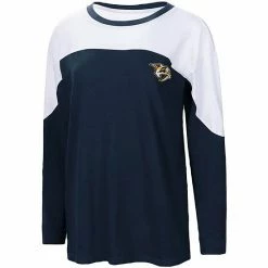Women's G-III 4Her By Carl Banks Navy Nashville Predators Pop Fly Long Sleeve T-Shirt 2 Women's G-III 4Her By Carl Banks Navy Nashville Predators Pop Fly Long Sleeve T-Shirt -G-III Sales Store unnamed file 4949