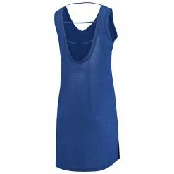 Women's G-III 4Her By Carl Banks Heathered Royal Chicago Cubs Swim Cover-Up Dress -G-III Sales Store unnamed file 4954