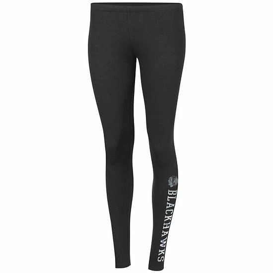 Women's G-III 4Her by Carl Banks Black Chicago Blackhawks Play Action Leggings Women's G-III 4Her By Carl Banks Black Chicago Blackhawks Play Action Leggings -G-III Sales Store unnamed file 4956