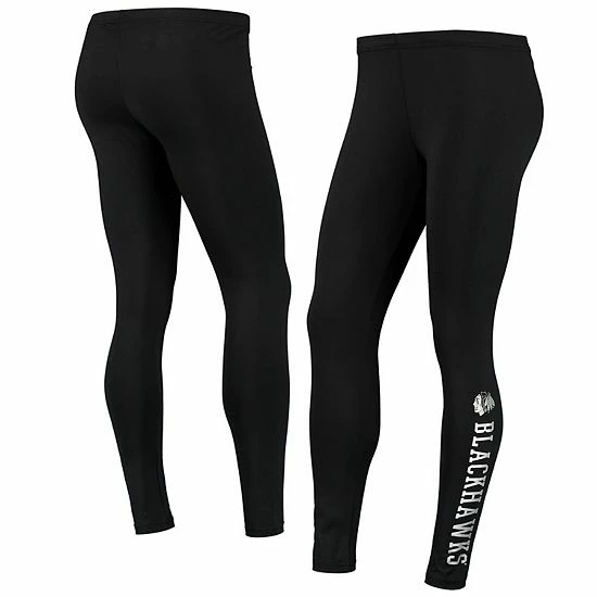 Women's G-III 4Her by Carl Banks Black Chicago Blackhawks Play Action Leggings Women's G-III 4Her By Carl Banks Black Chicago Blackhawks Play Action Leggings -G-III Sales Store unnamed file 4957