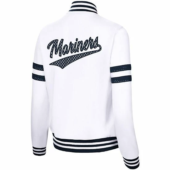 Women's G-III 4Her by Carl Banks White Seattle Mariners Pre-Game Full-Zip Track Jacket Women's G-III 4Her By Carl Banks White Seattle Mariners Pre-Game Full-Zip Track Jacket -G-III Sales Store unnamed file 4962