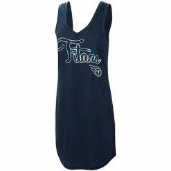 Women's G-III 4Her By Carl Banks Navy Tennessee Titans Off Season Swimsuit Cover-Up -G-III Sales Store unnamed file 4966