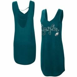 Women's G-III 4Her By Carl Banks Midnight Green Philadelphia Eagles Off Season Swimsuit Cover-Up