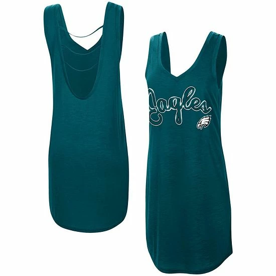 Women's G-III 4Her by Carl Banks Midnight Green Philadelphia Eagles Off Season Swimsuit Cover-Up Women's G-III 4Her By Carl Banks Midnight Green Philadelphia Eagles Off Season Swimsuit Cover-Up -G-III Sales Store unnamed file 4979