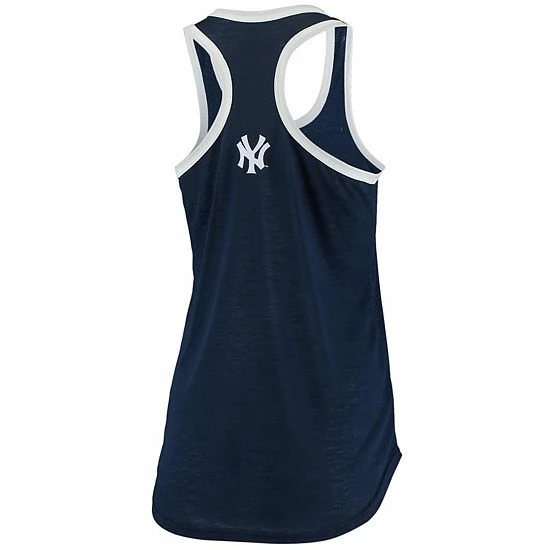 Women's G-III Sports by Carl Banks Navy/White New York Yankees Showdown Racerback Tank Top Women's G-III Sports By Carl Banks Navy/White New York Yankees Showdown Racerback Tank Top -G-III Sales Store unnamed file 4989