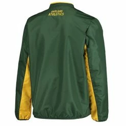 Men's G-III Sports By Carl Banks Green Oakland Athletics V-Neck Trainer Pullover Jacket 3 Men's G-III Sports By Carl Banks Green Oakland Athletics V-Neck Trainer Pullover Jacket -G-III Sales Store unnamed file 5015