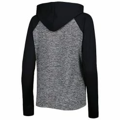 Women's G-III 4Her By Carl Banks Heathered Gray/Black Detroit Lions Championship Team Ring Pullover Hoodie -G-III Sales Store unnamed file 5061