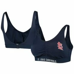 Women's G-III Sports By Carl Banks Navy St. Louis Cardinals All-Star Bikini Top