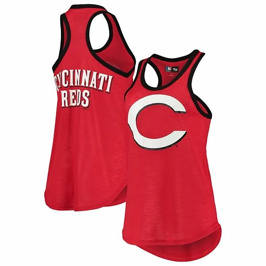 Women's G-III 4Her by Carl Banks Red Cincinnati Reds Team Logo Tater Racerback Tank Top Women's G-III 4Her By Carl Banks Red Cincinnati Reds Team Logo Tater Racerback Tank Top -G-III Sales Store unnamed file 5103
