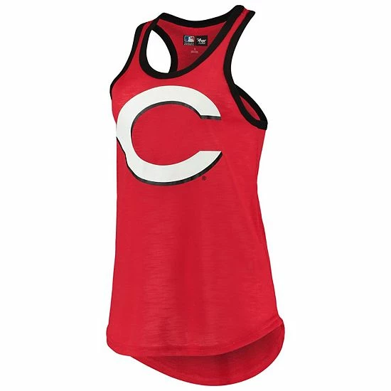 Women's G-III 4Her by Carl Banks Red Cincinnati Reds Team Logo Tater Racerback Tank Top Women's G-III 4Her By Carl Banks Red Cincinnati Reds Team Logo Tater Racerback Tank Top -G-III Sales Store unnamed file 5105