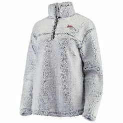 Women's G-III 4Her By Carl Banks Gray Denver Broncos Sherpa Quarter-Zip Pullover Jacket 2 Women's G-III 4Her By Carl Banks Gray Denver Broncos Sherpa Quarter-Zip Pullover Jacket -G-III Sales Store unnamed file 5120