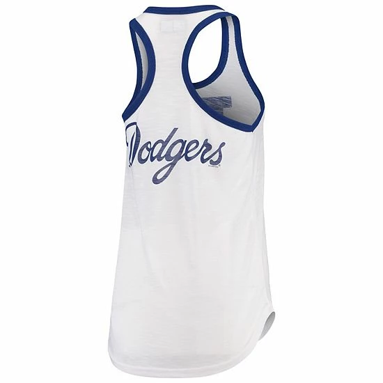 Women's G-III 4Her by Carl Banks White Los Angeles Dodgers Tater Racerback Tank Top Women's G-III 4Her By Carl Banks White Los Angeles Dodgers Tater Racerback Tank Top -G-III Sales Store unnamed file 5130
