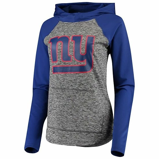 Women's G-III 4Her by Carl Banks Heathered Gray/Royal New York Giants Championship Ring Pullover Hoodie Women's G-III 4Her By Carl Banks Heathered Gray/Royal New York Giants Championship Ring Pullover Hoodie -G-III Sales Store unnamed file 5170