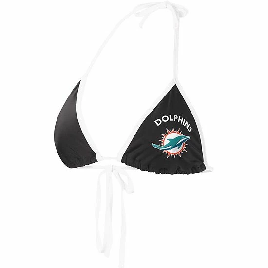 Women's G-III 4Her by Carl Banks Black Miami Dolphins Perfect Match Bikini Top Women's G-III 4Her By Carl Banks Black Miami Dolphins Perfect Match Bikini Top -G-III Sales Store unnamed file 5195