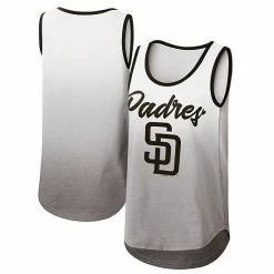 Women's G-III 4Her By Carl Banks White San Diego Padres Logo Opening Day Tank Top