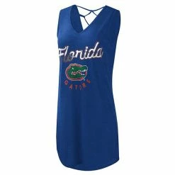 Women's G-III 4Her By Carl Banks Royal Florida Gators Game Time Burnout Cover-Up V-Neck Dress -G-III Sales Store unnamed file 5225