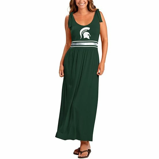 Women's G-III 4Her by Carl Banks Green Michigan State Spartans Game Over Scoop Neck Maxi Dress Women's G-III 4Her By Carl Banks Green Michigan State Spartans Game Over Scoop Neck Maxi Dress -G-III Sales Store unnamed file 5244