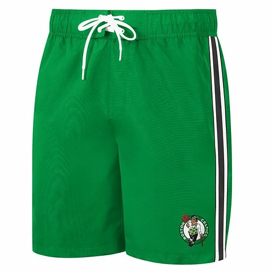 Men's G-III Sports by Carl Banks Kelly Green/Black Boston Celtics Sand Beach Volley Swim Shorts Men's G-III Sports By Carl Banks Kelly Green/Black Boston Celtics Sand Beach Volley Swim Shorts -G-III Sales Store unnamed file 5257
