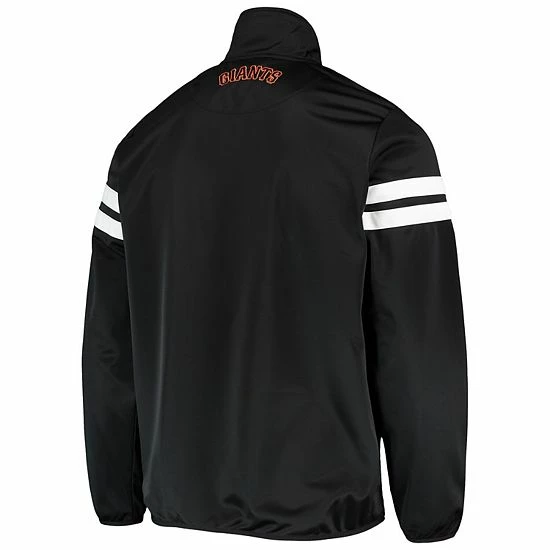 Men's G-III Sports by Carl Banks Black/Orange San Francisco Giants Power Pitcher Full-Zip Track Jacket Men's G-III Sports By Carl Banks Black/Orange San Francisco Giants Power Pitcher Full-Zip Track Jacket -G-III Sales Store unnamed file 5271